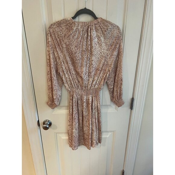 Bella Dahl Womens Smocked Snake Print Dress‎ Size Small - Picture 8 of 8